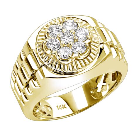 rolex gold ring mens|Rolex style rings for men.